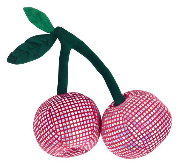 Плюшена декоративна възглавница 25x30 cm Disco Cherries – Catherine Lansfield