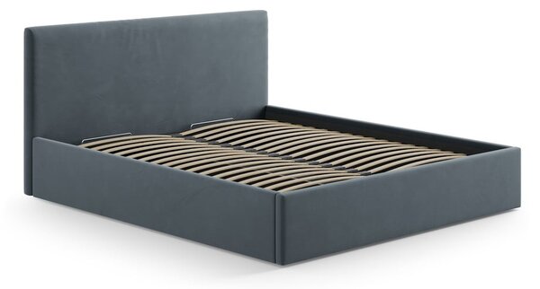 Светлосиня тапицирана табла за легло 150,5x100 cm Remo – Micadoni