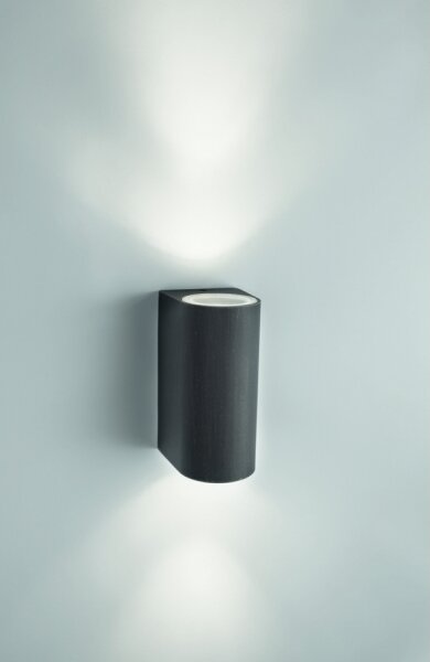 Philips 17102/86/PN - Екстериорна Стенна лампа NIGHTINGALE 2xGU10/35W/230V IP44