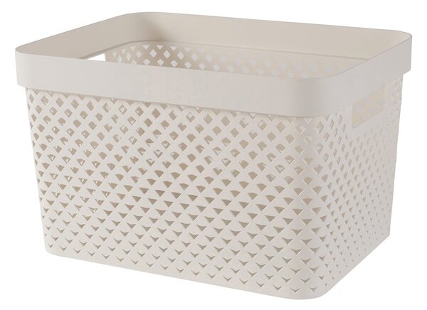 Бежова пластмасова кутия за съхранение 35,5x26x22 cm Pure – Curver