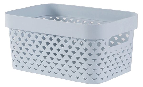 Светлосиня пластмасова кутия за съхранение 26x17,5x12 cm Pure – Curver