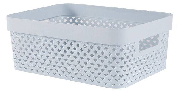 Светлосиня пластмасова кутия за съхранение 36x27x14 cm Pure – Curver