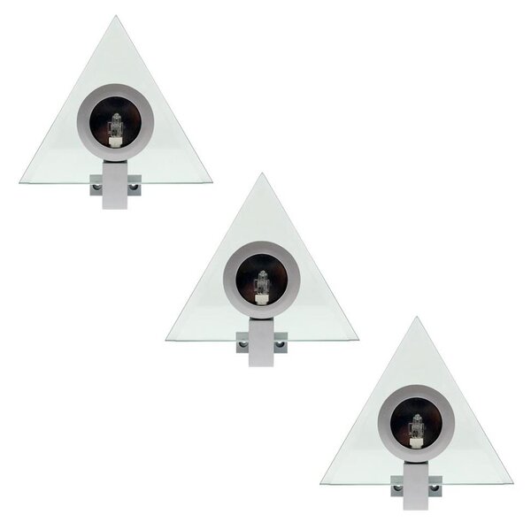 К-кт 3 бр. спотове PYRAMID 3xG4/20W/230V/12V