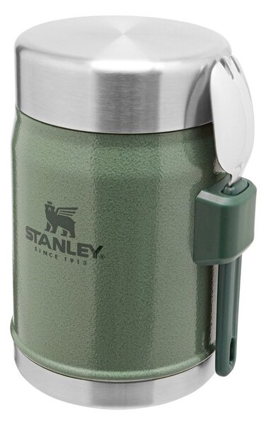Зелен термос за храна от неръждаема стомана 400 ml Legendary Classic Hammer Tone Green – Stanley