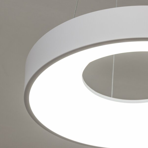 Brilagi - димируема LED висяща лампа на кабел FALCON II LED/67W/230V пр. 40 cm бяла + дистанционно управление