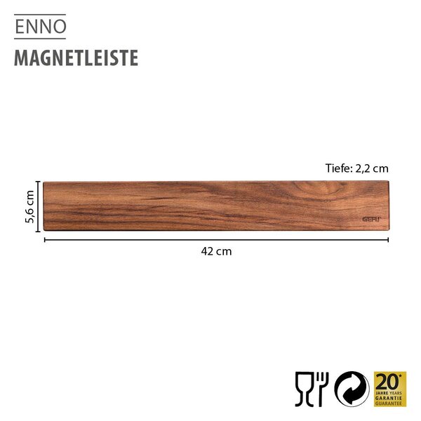 GEFU Магнитна лента за ножове “ENNO“ - 42 см