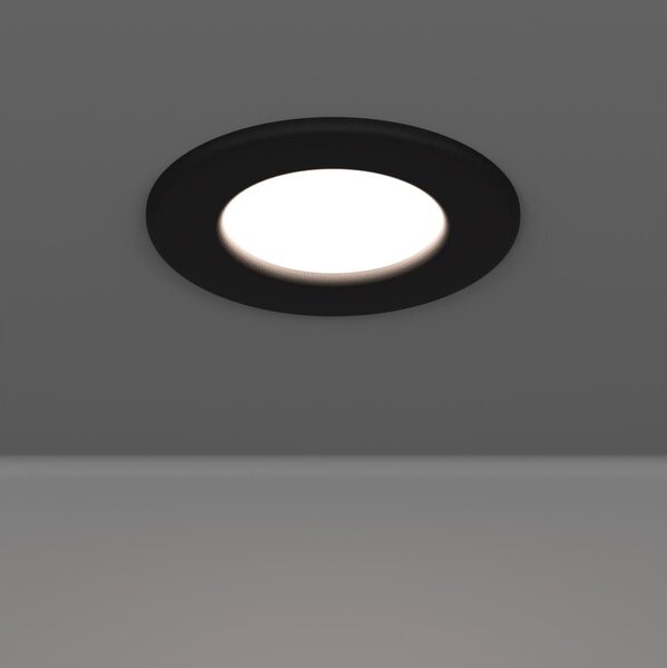 Eglo 901386 - Вградено таванно LED осветително тяло FUEVA LED/3,7 W/230 V Ø 8,8 см черно
