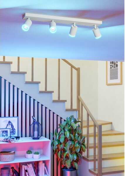 Eglo 901944 - LED RGBW с димер точково осветително тяло MELITELLO-Z 4xLED/3,7W/230V бяло