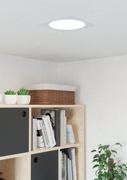 Eglo 901402 - LED вградено осветително тяло FUEVA LED/18,5W/230V 21,6x21,6 cm бяло