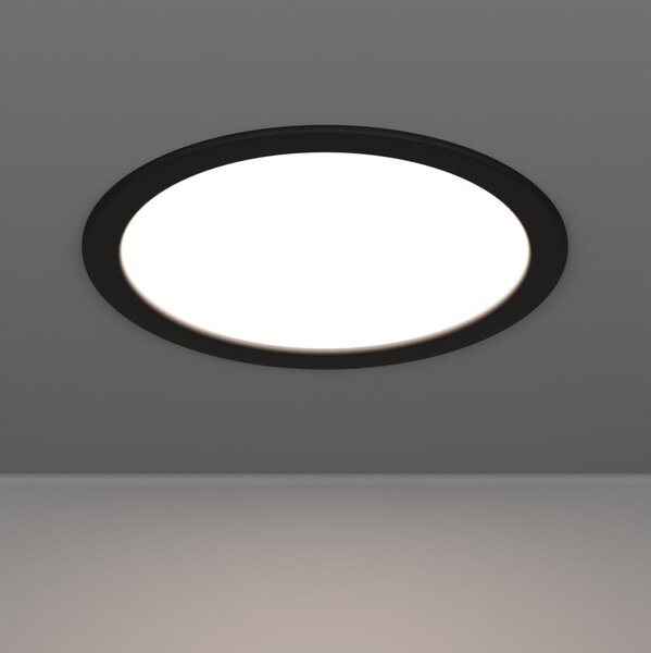 Eglo 901389 - LED вградено осветително тяло FUEVA LED/18,5W/230V Ø 21,6 cm черно