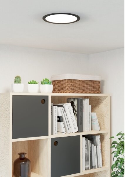 Eglo 901389 - LED вградено осветително тяло FUEVA LED/18,5W/230V Ø 21,6 cm черно