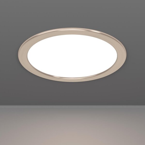Eglo 901407 - LED вградено таванно осветително тяло FUEVA LED/18,5W/230V диаметър 21,6 см хром