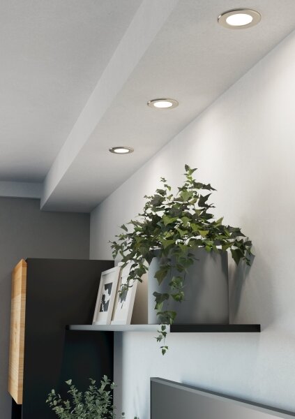 Eglo 901404 - LED вградено таванно осветително тяло FUEVA LED/3,7W/230V Ø 8,8 cm хром