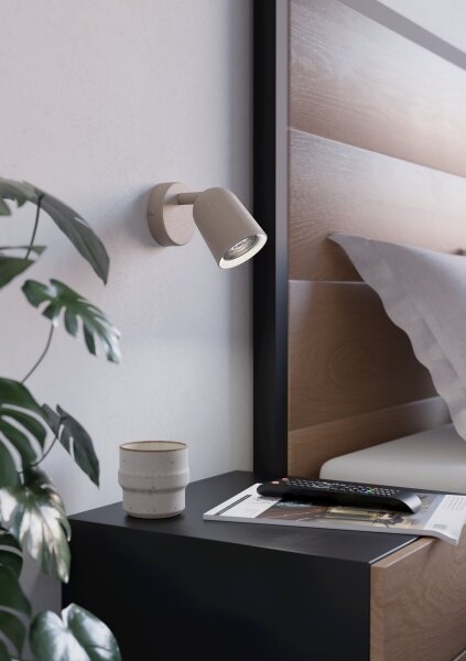 Eglo 902343 - Стенно точково осветително тяло CAMALDOLI 1xGU10/5W/230V бежово