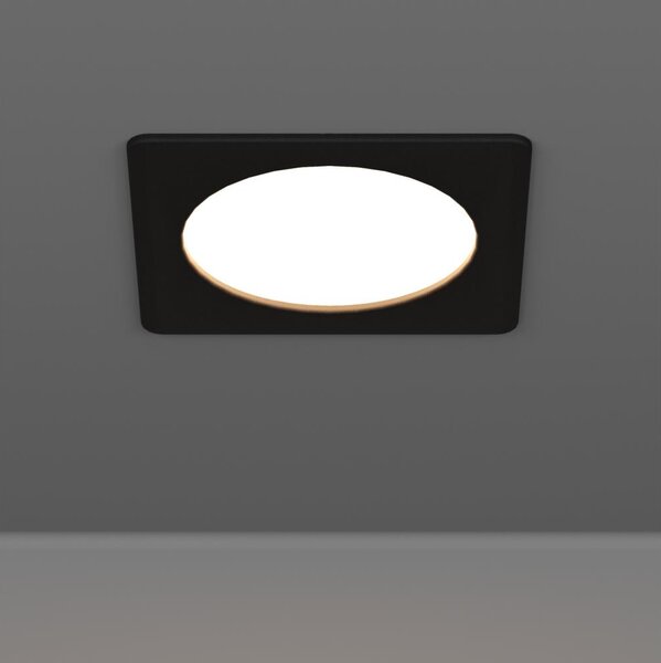 Eglo 901391 - LED вградено таванно осветително тяло FUEVA LED/6,3W/230V 11,9x11,9 cm черно