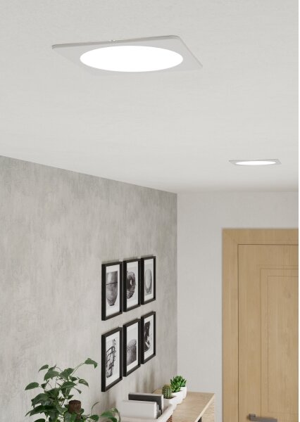 Eglo 901401 - LED вградено таванно осветително тяло FUEVA LED/10,5W/230V 16,6x16,6 cm бяло
