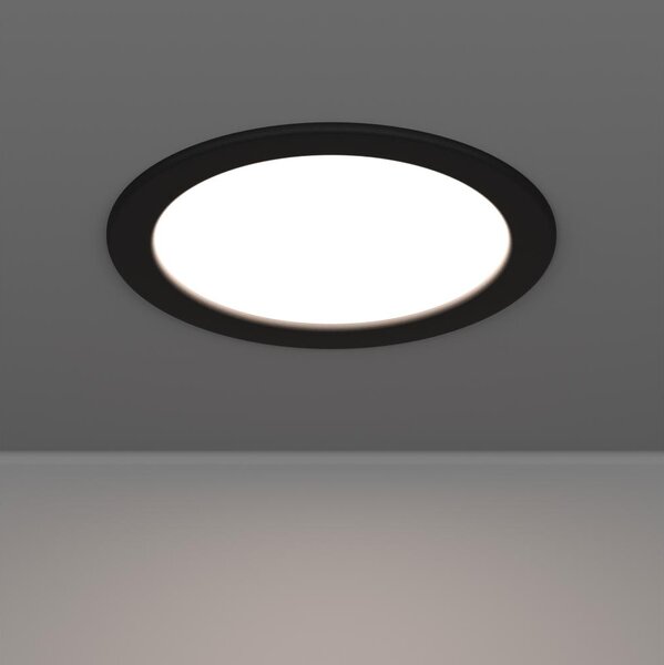 Eglo 901388 - Вградено LED осветително тяло FUEVA LED/10,5W/230V, Ø 16,8 cm, черно