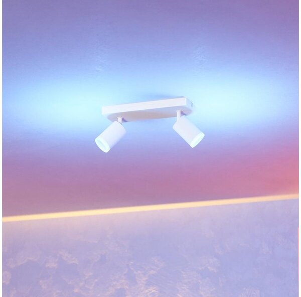 Eglo 901943 - LED RGBW димируемо точково осветително тяло MELITELLO-Z 2xLED/3,7W/230V бяло