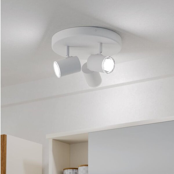 Eglo 901962 - Спот за баня CONSUMA 3×GU10/5W/230V IP44, бял