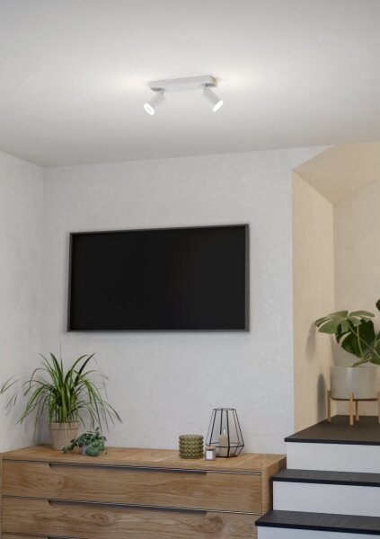 Eglo 901943 - LED RGBW димируемо точково осветително тяло MELITELLO-Z 2xLED/3,7W/230V бяло