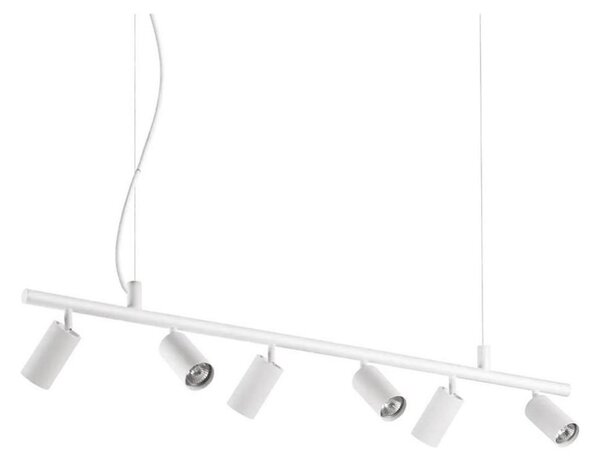 Ideal Lux - LED Пендел DYNAMITE 6xGU10/7W/230V CRI 90 бял
