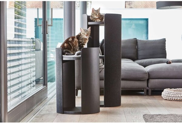 Драскалка за котки Torre Ash Black S – MiaCara