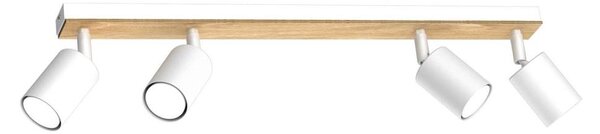 Спот TULON 4xGU10/8W/230V бял/дъб