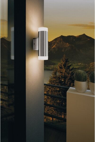 Eglo 92736 - Екстериорна Стенна лампа RIGA-LED GU10/2,5W/230V IP44