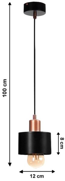 Полилей на верижка BODO 1xE27/60W/230V