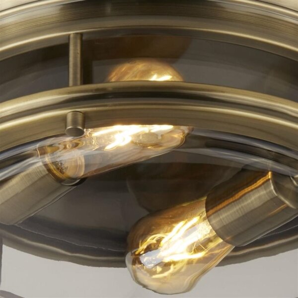 Searchlight 5182AB - Лампа EDINBURGH I 2xE27/40W/230V бронз