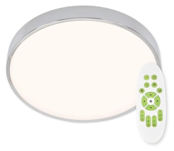 Top Light Метален 40CR + д.у. - LED Плафониера METAL LED/51W/230V + д.у. хром