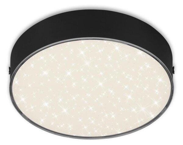Briloner 7072-415 - LED Плафониера STAR SKY LED/11W/230V Ø 15 см черен