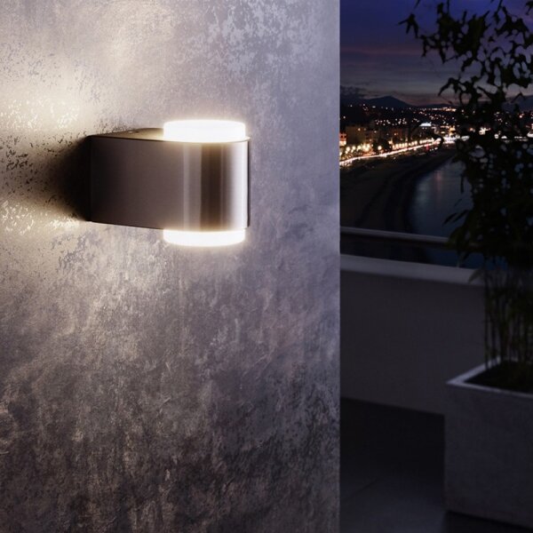 Eglo 95079 - Външна стенна лампа BRIONES 2xLED/3W/230V IP44