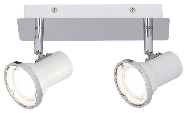 Rabalux 5498 - LED За баня Точково осветително тяло STEVE 2xGU10/50W/230V