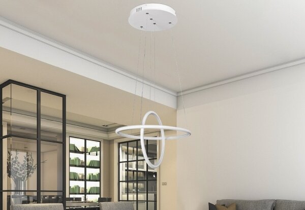 Rabalux 2544 - LED Полилей DONATELLA LED/37W/230V бяла
