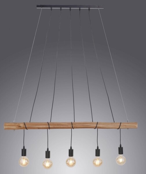 Leuchten Direkt 15515-18 - Пендел DAMIAN 5xE27/60W/230V