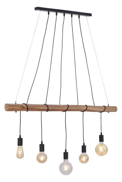 Leuchten Direkt 15515-18 - Пендел DAMIAN 5xE27/60W/230V