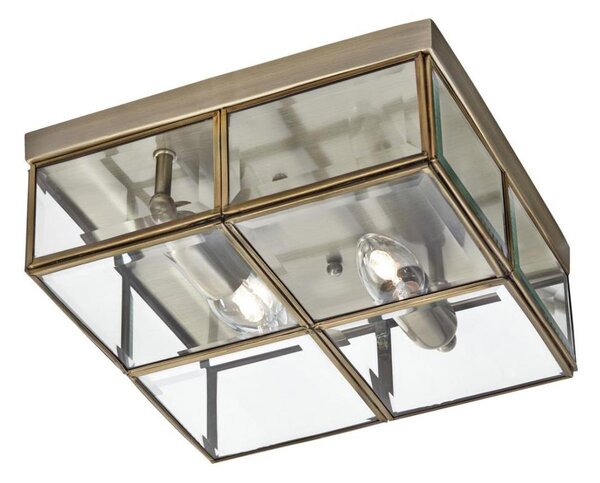 Searchlight 6769-26AB - Лампа FLUSH 2xE14/40W/230V месинг