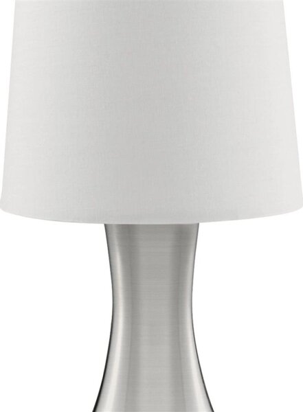 Searchlight EU3922SS - Настолна лампа TOUCH 1xE14/40W/230V
