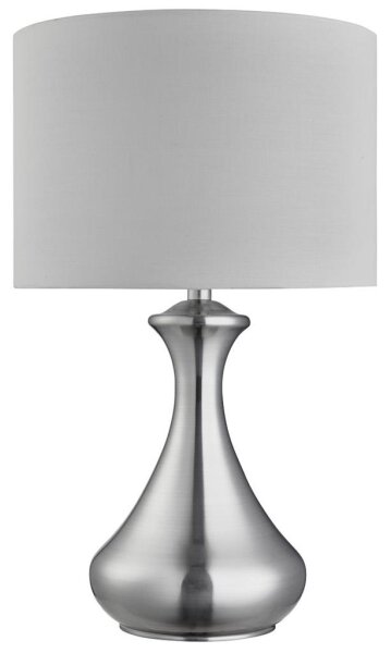 Searchlight EU2750SS - Настолна лампа TOUCH 1xE14/40W/230V