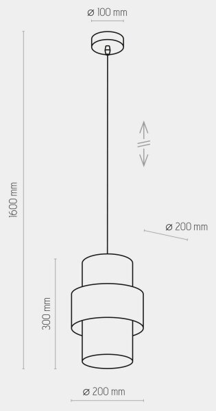 Висящ полилей CALISTO 1xE27/15W/230V златист/черен