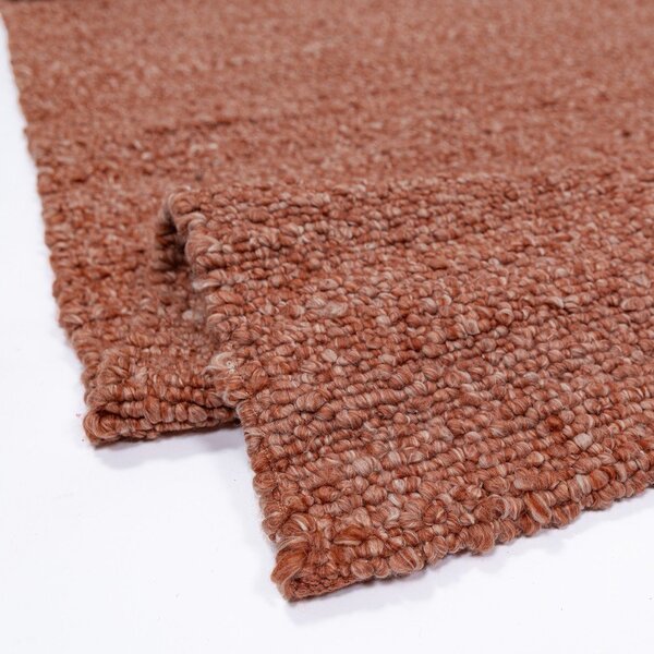 Теракотен ръчно изработен килим 120x170 cm Finley – Flair Rugs