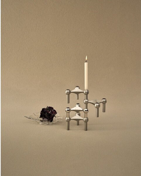 Метални свещници в комплект 3 бр. Nagel – STOFF Nagel