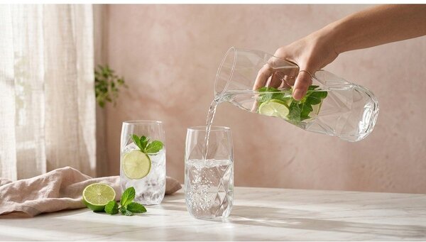 Стъклена гарафа 1 l Geo – Vialli Design