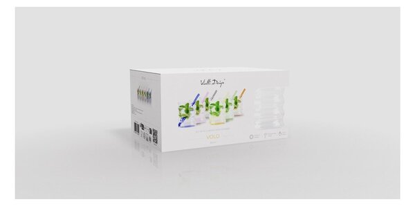 Стъклени чаши в комплект 6 бр. от боросиликатно стъкло 350 ml Volo – Vialli Design