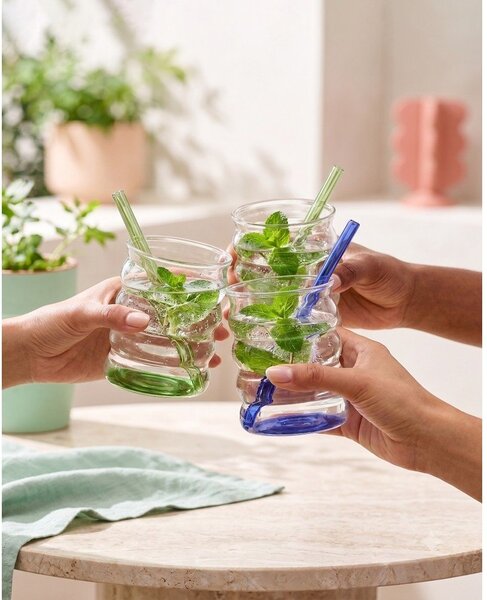 Стъклени чаши в комплект 6 бр. от боросиликатно стъкло 350 ml Volo – Vialli Design