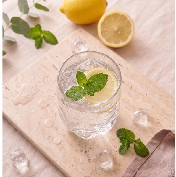 Стъклени чаши в комплект 6 бр. от боросиликатно стъкло 400 ml Geo – Vialli Design