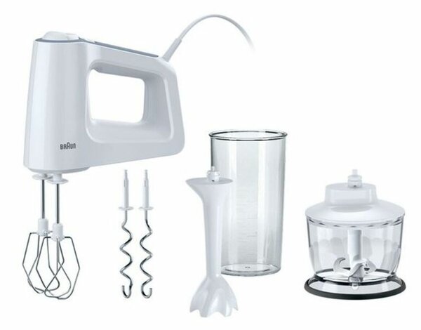 Блендер/миксер за тесто Braun HM3135WH 500 ml 500W 500 W