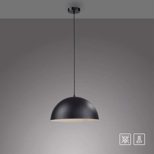 Schöner Wohnen 11728-18 - Полилей на кабел ALI 1xE27/25W/230V Ø 38 cm черен
