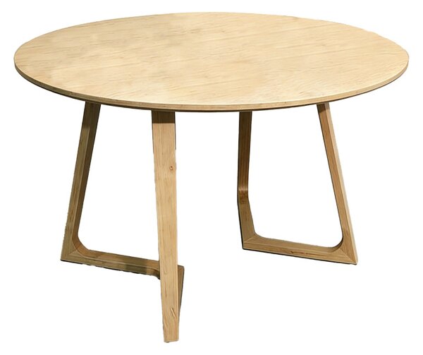 Трапезна маса SERDIA mdf в естествен цвят d120x75см